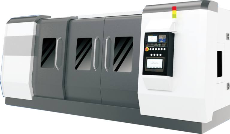 High-speed laser cladding machine with enveloping enclosure
