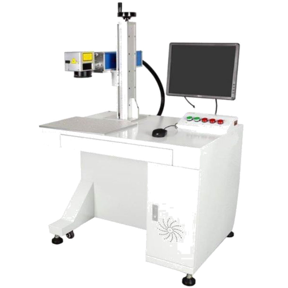 Desktop fiber laser marking machine with 30W source